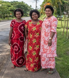 Fijian ladies out for a walk